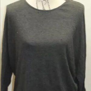 Zara Women Black Knit Top  Long Sleeve Large